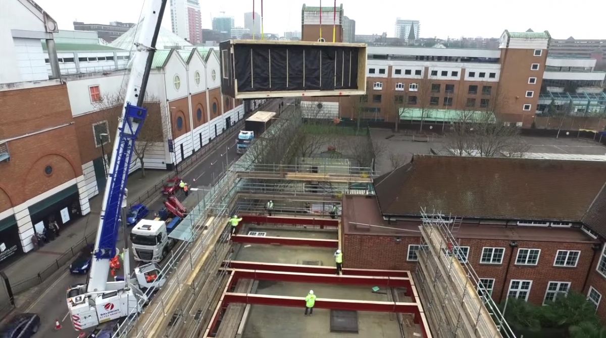 Modular air space development for sutton school case studies